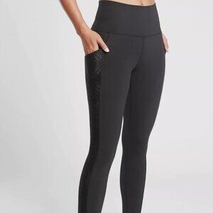 Athleta Salutation Stash Pocket II Lace 7/8 Tight